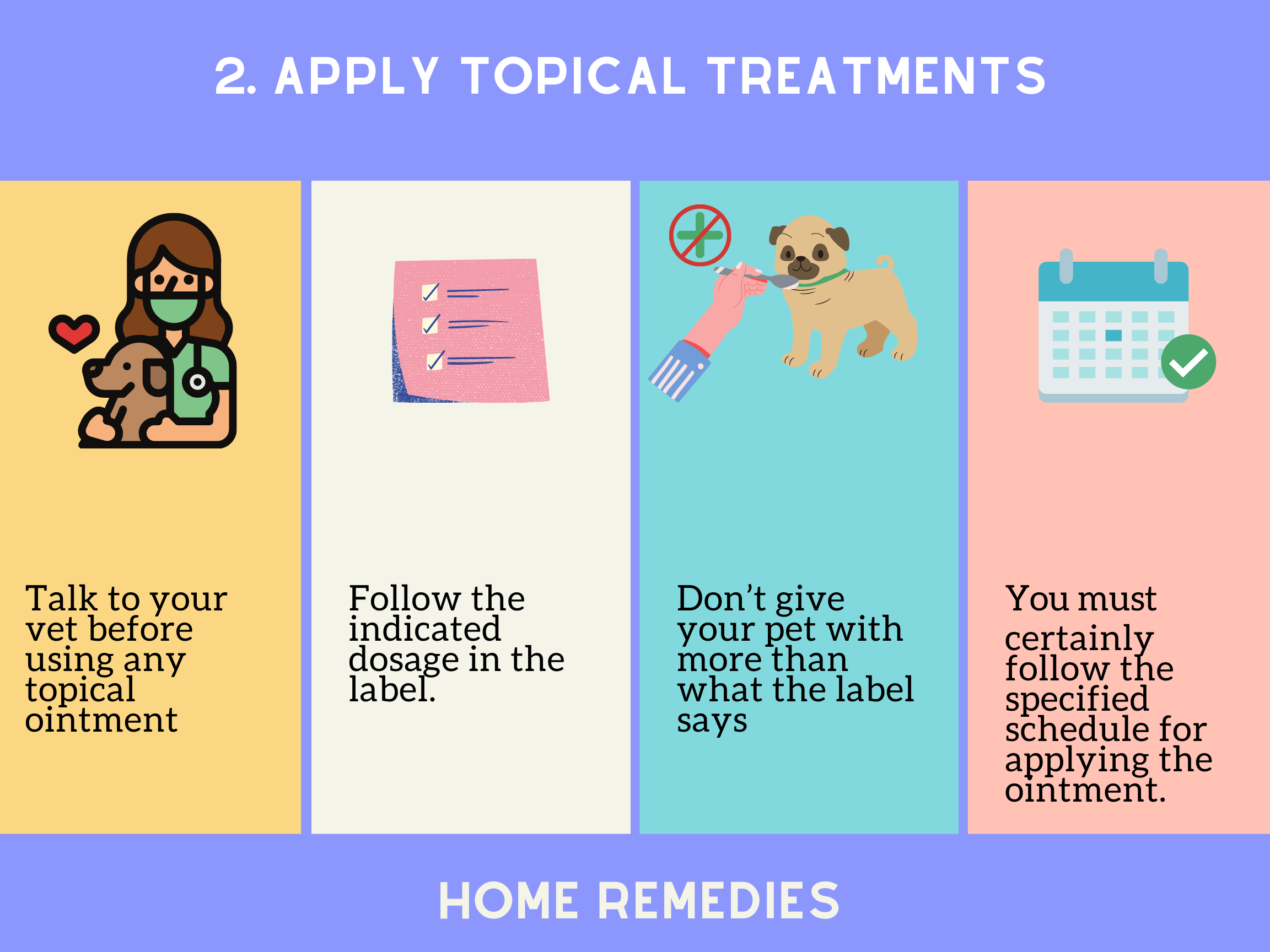 applying topical treatments bark for more